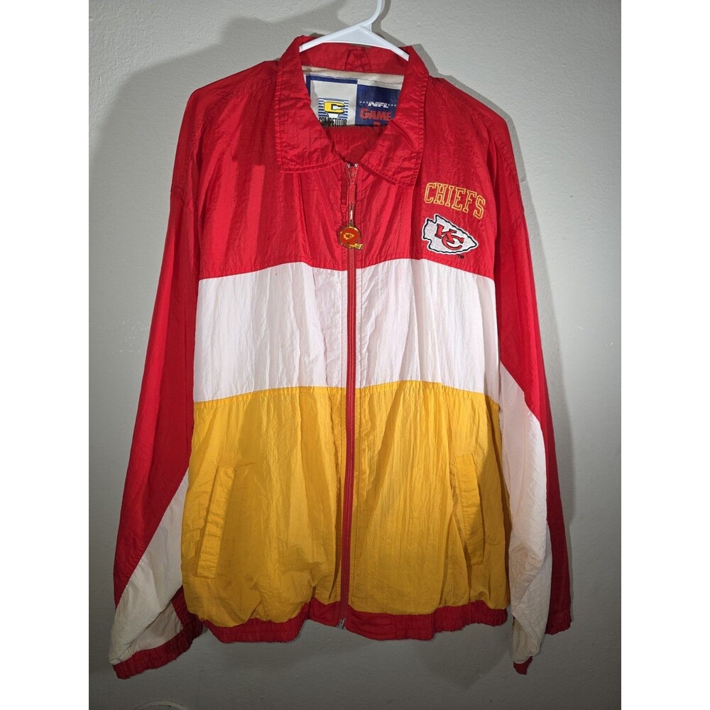 Vintage 90s Kansas City Chiefs NFL Game Day Jacket And Pants  Men’s XL Red